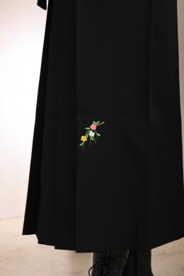 刺繍入り黒袴(単品)